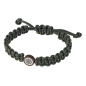 Preview: Ernstes Design, Herrenschmuck, Makramee Armband, Silk Wood, Edelstahl, A702